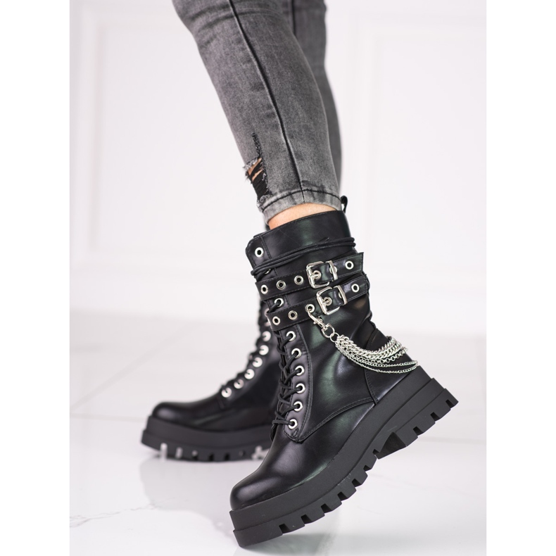 Shelovet naisten työntekijät koristeilla musta 1