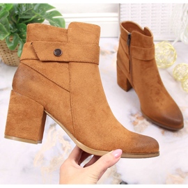 Naisten lämmin mokkanahka kamelin Laura La.Fi saappaat ruskea 1