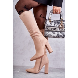 Klassiset mokkanahkakorkokengät Tummanbeige Tressa ruskea 2