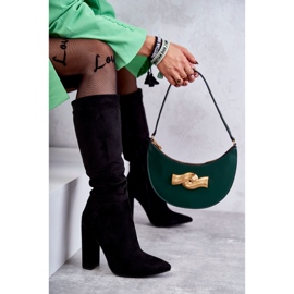 Klassiset mokkanahkaiset Tressa-saappaat musta 2