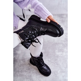 Naisten nauhalliset lumisaappaat GOE KK2N4017 musta 1