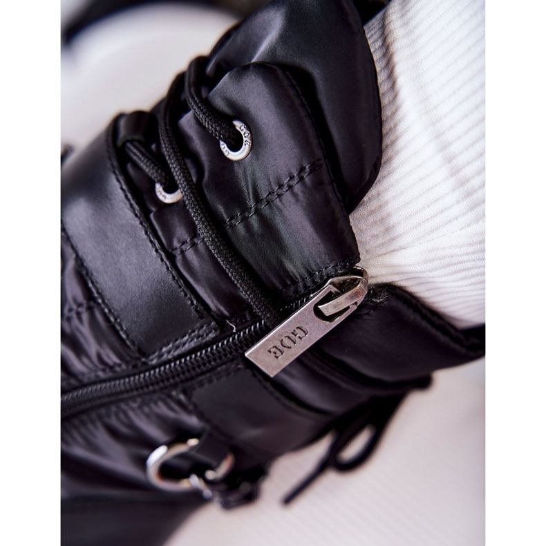Naisten lumisaappaat ketjulla GOE KK2N4018 Musta 2