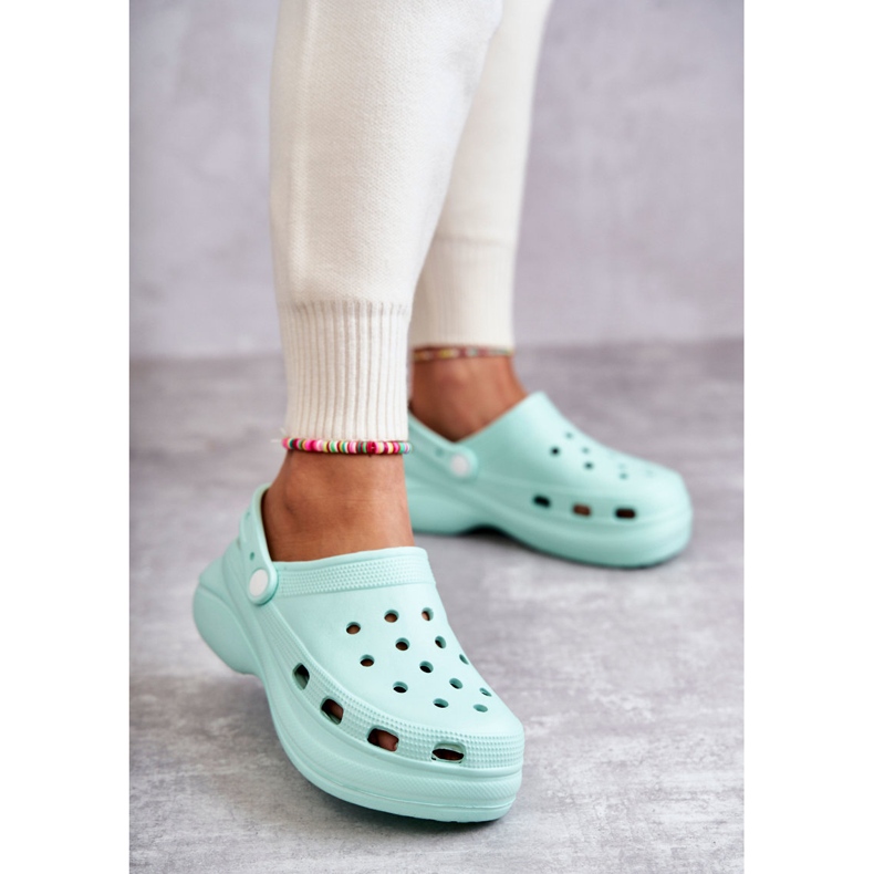 FS1 Naisten vaahtotossut Mint Crocs Coline vihreä 1