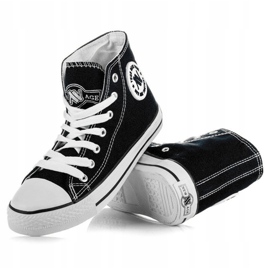 New Age Sidotut korkeat lenkkarit musta 1 New Age Sidotut korkeat lenkkarit musta 1