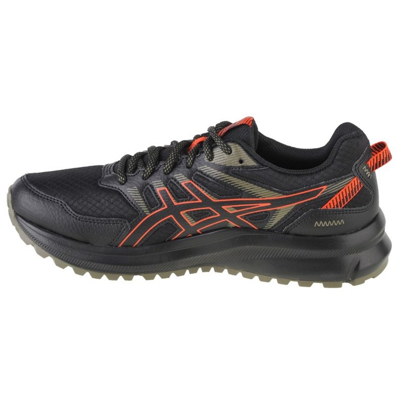 Asics Trail Scout 2 M 1011B181-007 juoksukengät musta oranssi kultainen 1