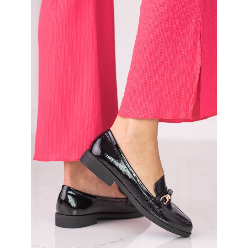 Mustat Shelovet naisten mokasiinit 2