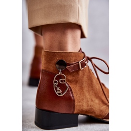 Naisten nahkasaappaat Maciejka 5743A-29 Ruskea 1