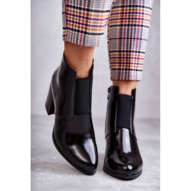 PL4 Klassiset lakatut saappaat La.Fi 260035B-LA Musta 2