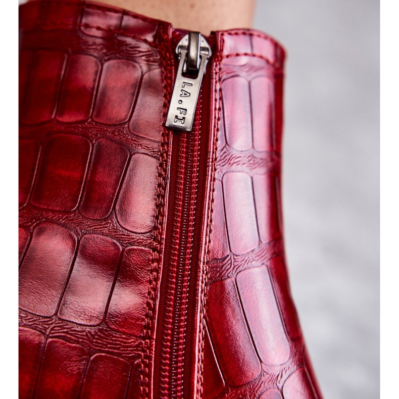 PL4 Snake Eco-nahkasaappaat La.Fi 260038R-XC Punainen 1