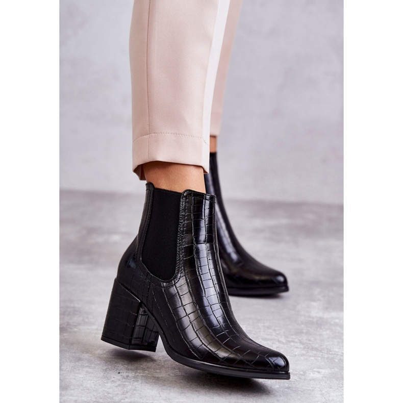 PL4 Snake nahkasaappaat La.Fi 260038B-XC Musta 1