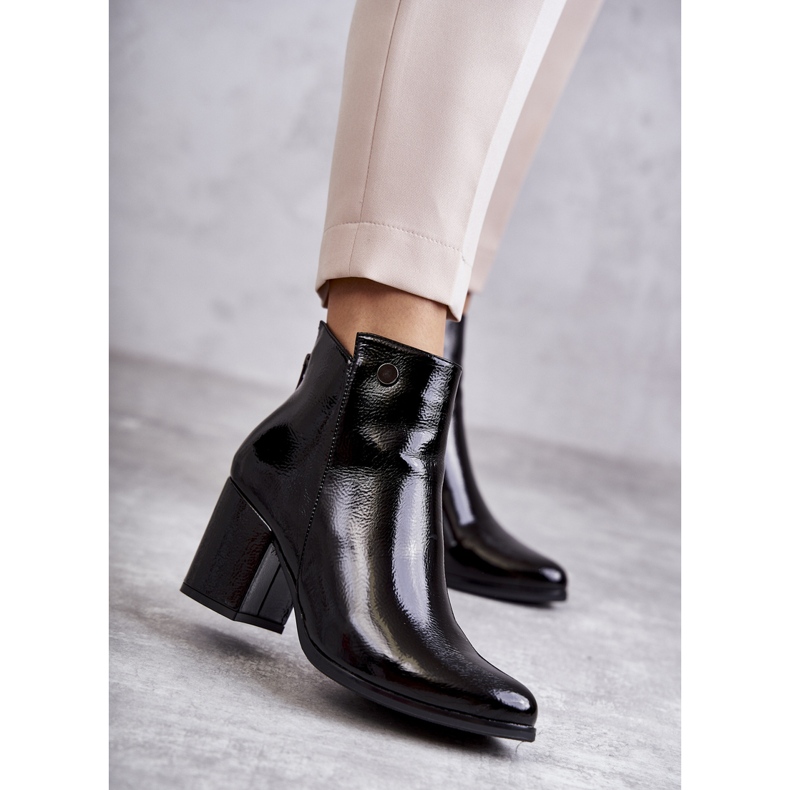 PL4 Naisten lakatut saappaat La.Fi 260039B-LA Musta 1