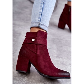 PL4 Naisten mokkanahkaiset saapikkaat La.Fi 260041WI-SU Punainen monivärinen 2