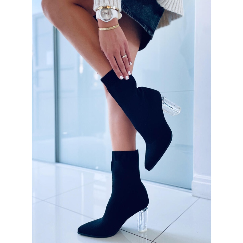 Carolyn Black korkeakorkoiset nilkkurit musta 2