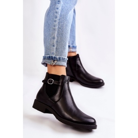 PJ1 Naisten lämpimät saappaat Jodhpur Black Janette musta 1