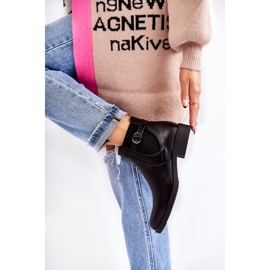 PJ1 Naisten lämpimät saappaat Jodhpur Black Janette musta 2