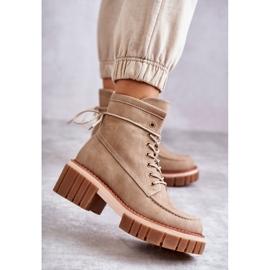 Naisten Muodikkaat Lämpimät Saappaat Beige Gerda 1