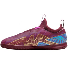 Nike Zoom Mercurial Vapor 15 Club Km Ic Jr DV0738 694 jalkapallokengät punainen ruusuja ja violetteja 1