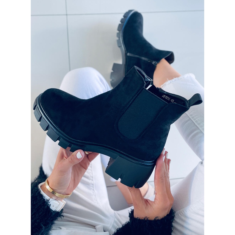 Naisten Chelsean saappaat Aime Black musta 2