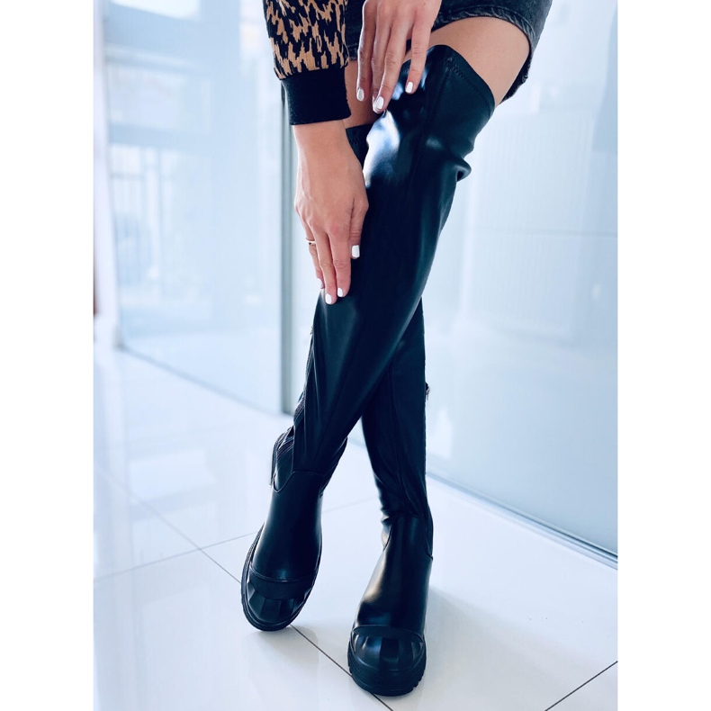 Hogan Black moottoripyörän saappaat musta 2