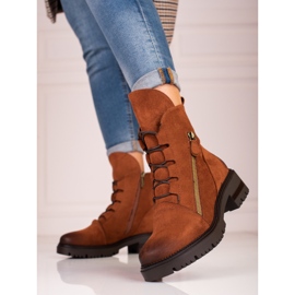 W. Potocki Potocki naisten mokkanahkalaukut ruskea 1 W. Potocki Potocki naisten mokkanahkalaukut ruskea 1