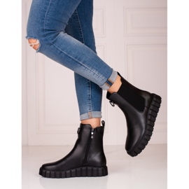 W. Potocki Mustat Potocki naisten alustasaappaat 1