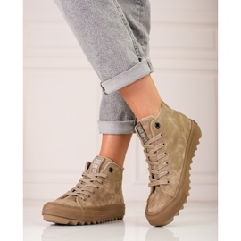 Naisten Big Star EE274071 tennarit beige 1