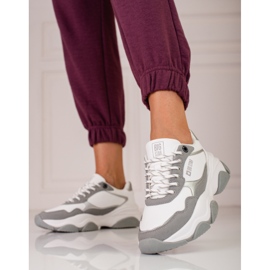 Naisten Big Star -lenkkarit KK274384 valkoinen 1