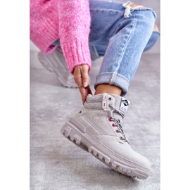 Naisten lämpimät saappaat Lee Cooper LCJ-22-01-1373 harmaa 1