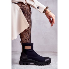 Naisten kangassaappaat Nicole 2703 Musta 1