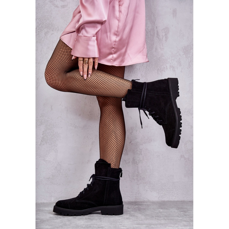 Mokkasaappaat vetoketjulla Nicole 2754 Musta 2