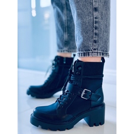 Brooks Black nauhalliset korkokengät musta 1