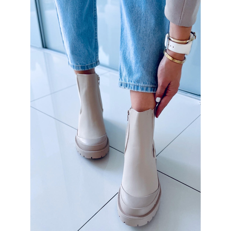 Carey Beige Jodhpur -saappaat 1