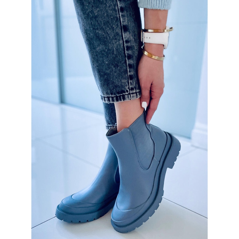 Carey LT.BLUE Jodhpur-saappaat sininen 2