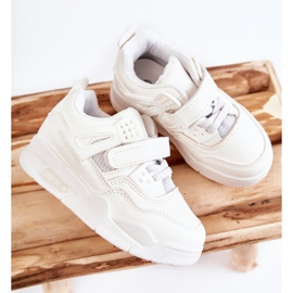 FR1 Lasten nahkaiset urheilukengät Valkoinen Marisa 2