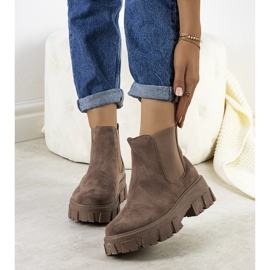 Moocan ruskeat naisten saappaat 1