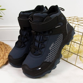 Poikien vedenpitävät American Clubin laivastonsiniset lumisaappaat sininen 2