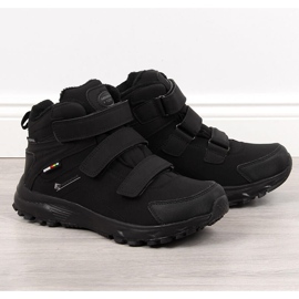 Miesten vedenpitävät eristetty musta American Club vaelluskengät 2