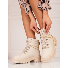 Beiget naisten vaelluskengät Shelovet-ketjuilla 2