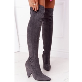 Mokkakorkokengät Lu Boo Grey XW37356 harmaa 1