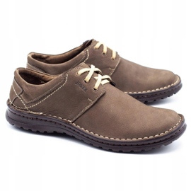 Joker Miesten nahkakengät 229 oliivi monivärinen khaki 2