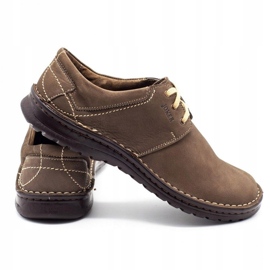 Joker Miesten nahkakengät 229 oliivi monivärinen khaki 3