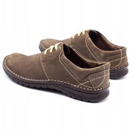 Joker Miesten nahkakengät 229 oliivi monivärinen khaki 4