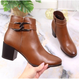 Saappaat Jodhpur-saappaat ruskeat, eristetyt Sergio Leonella 1