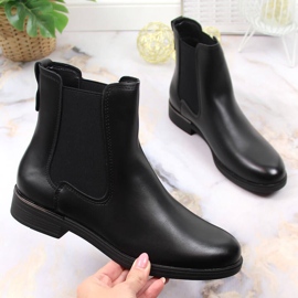 Naisten mustat jodhpur-saappaat, eristetty Sergio Leone 1