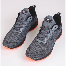 DK harmaat miesten urheilukengät musta 2