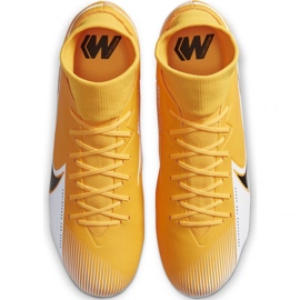 Nike Mercurial Superfly 7 Academy M FG / MG AT7946 801 jalkapallokengät monivärinen appelsiinit ja punaiset 1