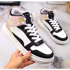 Moniväriset Vinceza-korkeat lenkkarit valkoinen monivärinen 1