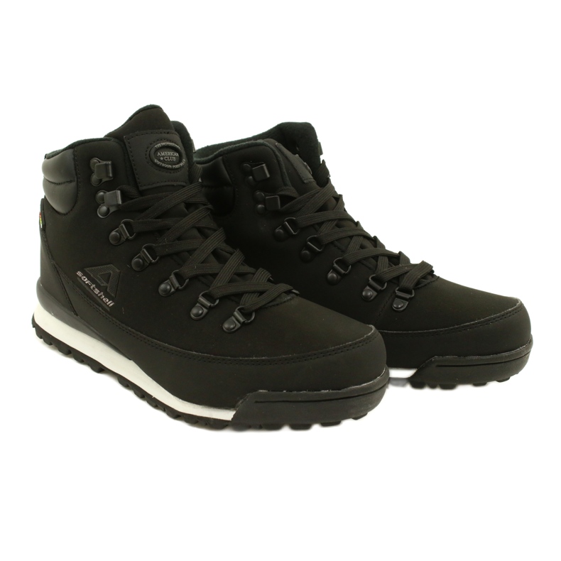 American Club Amerikkalaiset vaellustalvisaappaat WT61-kalvolla Musta 4