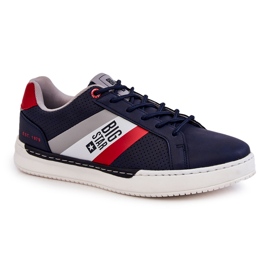 Klassiset miesten urheilukengät Memory Foam Big Star KK174058 tummansininen 1