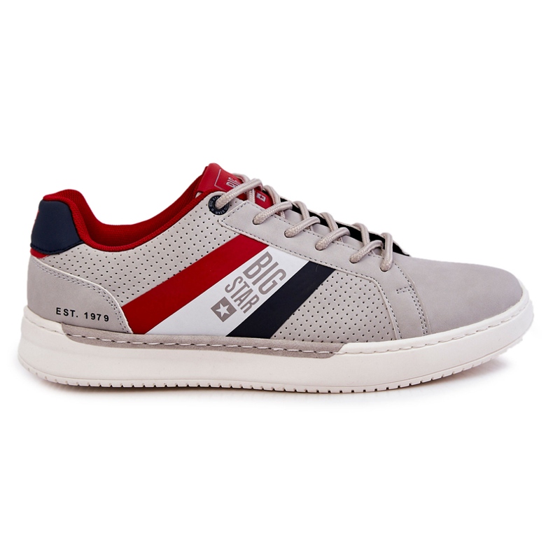 Klassiset miesten urheilukengät Memory Foam Big Star KK174056 harmaa 1